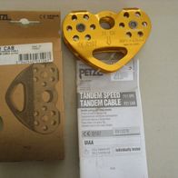 PETZL, Seilrolle Tandem, Doppelseilrolle , P21 CAB, für Seile bis 12 mm, neu