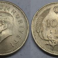 Türkei 1000 Lira 1991 ## N