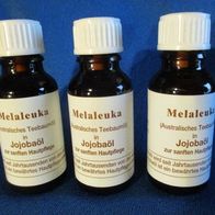 Melaleuka Australisches Teebaumöl in Jojobaöl 3 Fläschchen je 20 ml neu, original