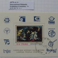 1979, Polish sheet: International Philatelic Exhibition Europhil, MNH
