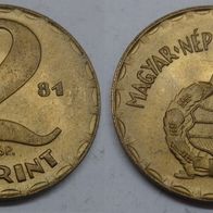 Ungarn 2 Forint 1981 ## Le5
