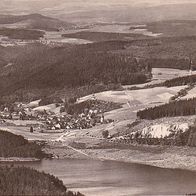 AK Blick vom Auersberg nach Sosa - Erzgebirge - Talsperre des Friedens (21580
