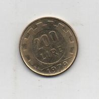 Münze Italien 200 Lire 1979