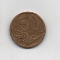 Münze Süd Afrika 50 Cent 2008