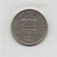 Münze Kolumbien 200 Pesos 1994