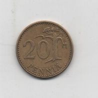 Münze Finnland 20 Pennia 1971