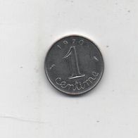 Münze Frankreich 1 Centime 1970