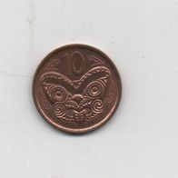 Münze New Zealand 10 Cent 2009