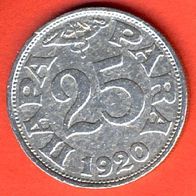 Serbien 25 Para 1920