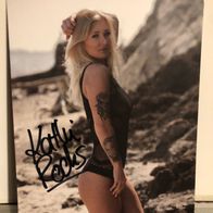 Kathi Rocks - Erotik Model - Venus - handsigniert - Original-Autogrammkarte