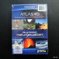 Discovery Channel: Atlas 4D/Die Größten Naturgewalten (2 DVD-Box, 2013) Neu