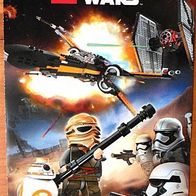 Star Wars LEGO Millenium FALKE + Poe X Wing + KYLO REN Shuttle + REY Propekt Werbung