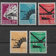 021) Indonesien 1959 Mi. Nr. 253/57 kpl. Satz ungebraucht