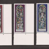 Liechtenstein Weihnachten 1978 Mi Nr. 720-722 Eckr. re.u.* (298)