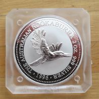 Silber Münze Kookaburra 1996 2oz Australien