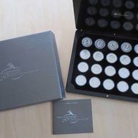 Kookaburra Münzen Jubiläumsset 20 x 1oz Silber in Box