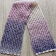 Kinder Schal 98cm x 17cm gestrickt