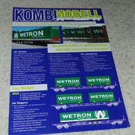 Flyer "Kombi Modell wetron"