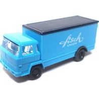 Magirus 100 D 7 F ´63, Koffer, hellblau, Fisch-Union, Ep3, Wiking, Spur N