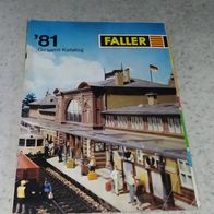 Faller 1981 Gesamtkatalog