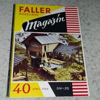 Faller Modellbaumagazin 40, April 1964