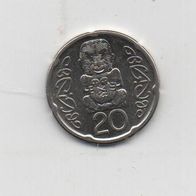 Münze New Zealand 20 Cent 2006