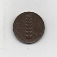 Münze Italien 5 Centesimi 1921