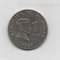 Münze Philippinen 1 Piso 1997