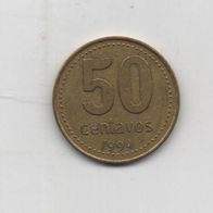 Münze Argentinien 50 Centavos 1994