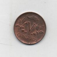 Münze Kolumbien 5 Centavo 1967