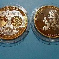 Griechenland 2002 100 Euro Gold Erstabschlag - in reinstem Silber und Gold * *