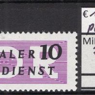 DDR 1956 Dienstmarken für den ZKD (II) MiNr. 6 X II postfrisch