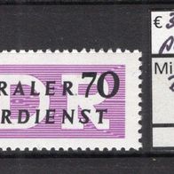 DDR 1956 Dienstmarken für den ZKD (II) MiNr. 9 X II postfrisch