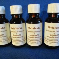 Melaleuka Australisches Teebaumöl in Jojobaöl 4 Fläschchen je 20 ml neu, original