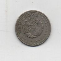 Münze Kolumbien 20 Centavos 1956