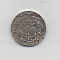 Münze Belgien 10 Franc 1973