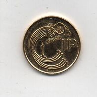 Münze Irland 1 Penny 1996