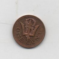 Münze Barbados 1 Cent 1973