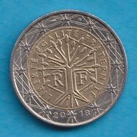 Frankreich 2 Euro 2018