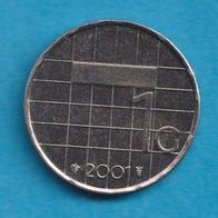 Niederlande 1 Gulden 2001