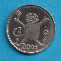 Niederlande 1 Gulden 2001 Abschiedsgulden
