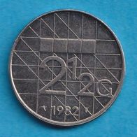 Niederlande 2 1/2 Gulden 1982