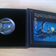 Silbermünze 1 oz Iron Maiden Fear of the Dark Color 2022