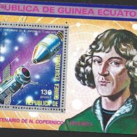 Äquatorialguinea Block " Nikolaus Kopernikus " Michelnr. 93 o