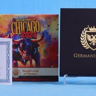 Chicago Bull ANA Edition 2 Oz Silberbarren Color Germania