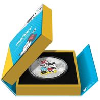 Disney™ Mickey™ & Minnie™ Niue 10 $ 2023 Color 3 Oz Silber