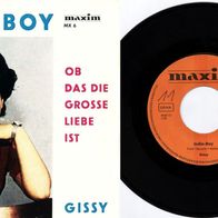 Gissy, Indio-Boy, Ob das die große Liebe ist, Maxim MX 6, 7", Single, Mono, 1963