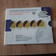 5x2 Euro Sammlerm. BRD 2021 Länderserie Sachsen-Anhalt "Magdeburger Dom" A-J, PP, OVP