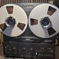 Revidierte Revox B77 Black Edition Bandmaschine Tonbandgerät mit Zubehör