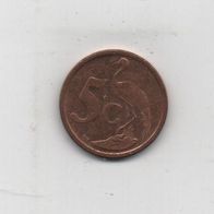 Münze Süd Afrika 5 Cent 2008